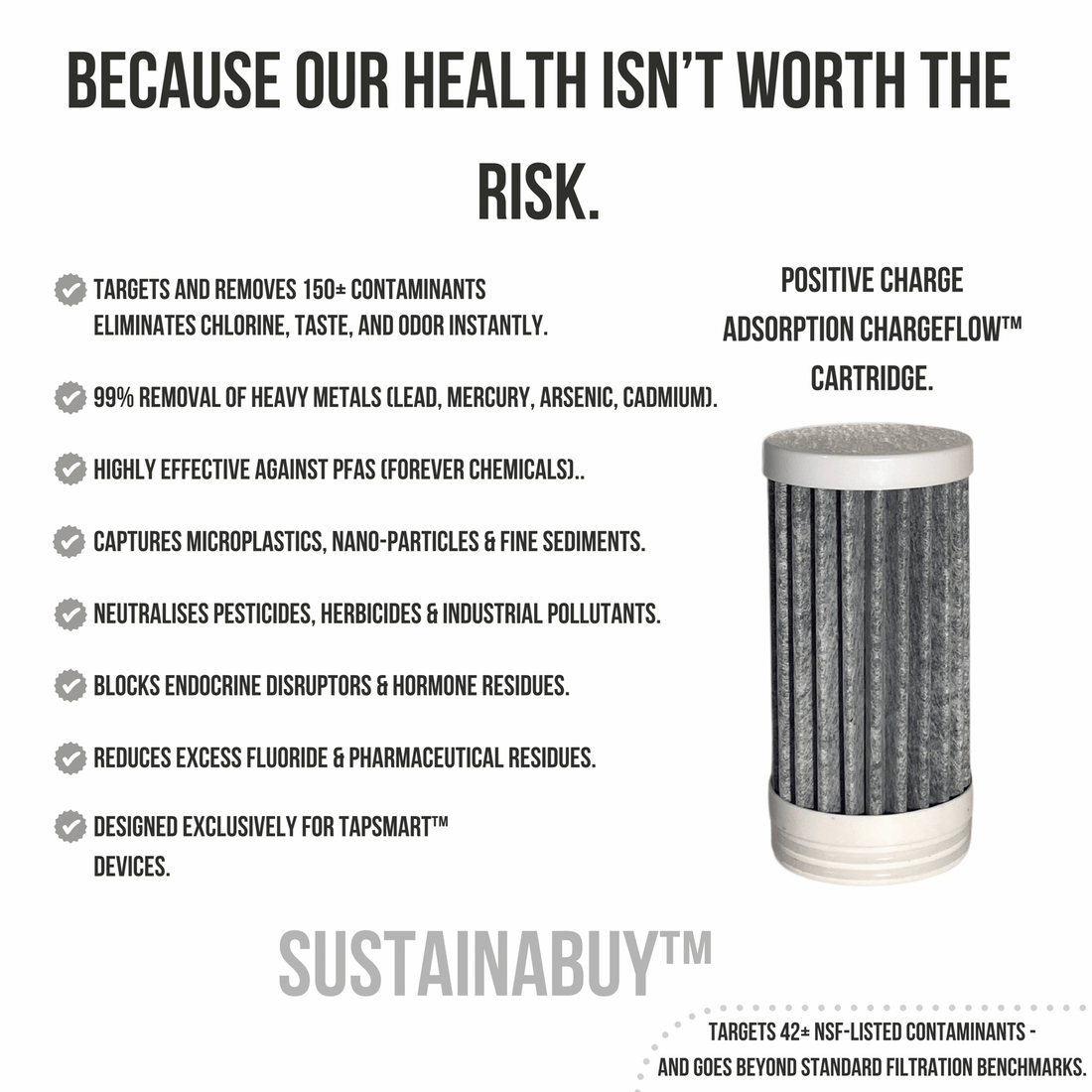 TAPSMART™ CHARGEFLOW™ Cartridge (TAPSMART™ EXCLUSIVE). image 1