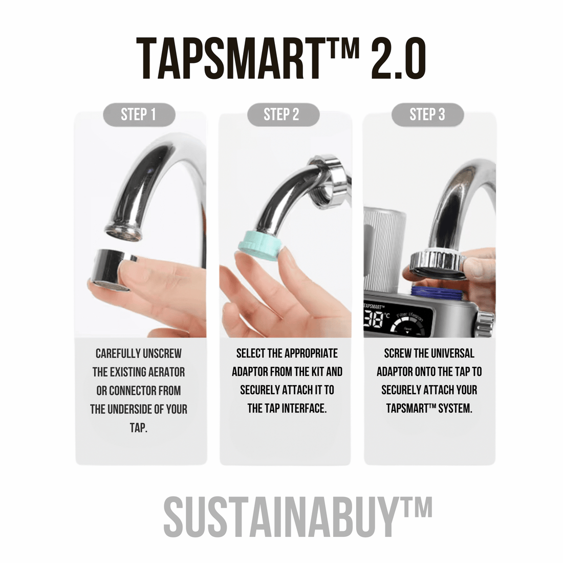 TAPSMART™ 2.0 STARTER KIT (1 CHARGEFLOW™ CARTRIDGE INCLUDED). image 3