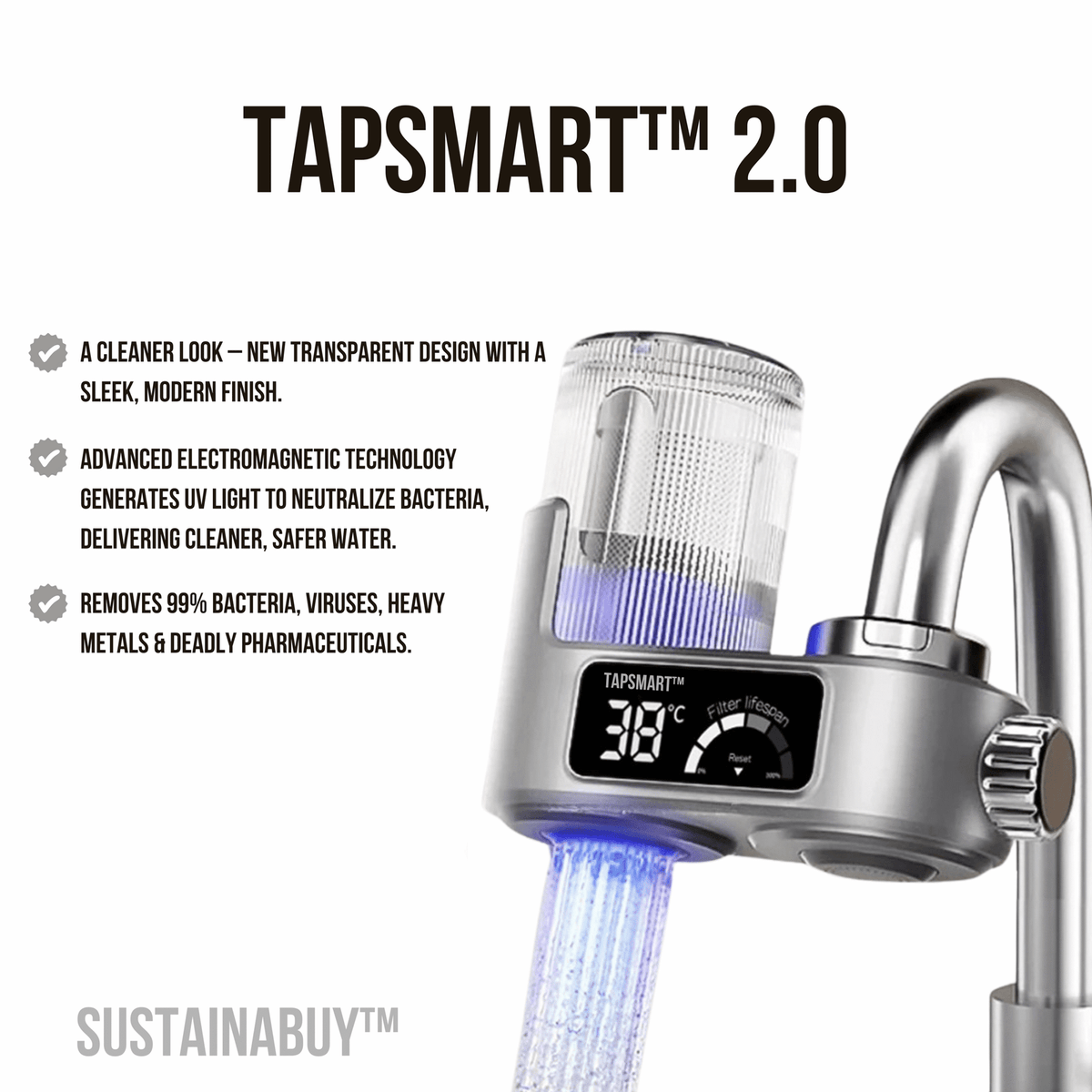 TAPSMART™ 2.0 STARTER KIT (1 CHARGEFLOW™ CARTRIDGE INCLUDED). image 0